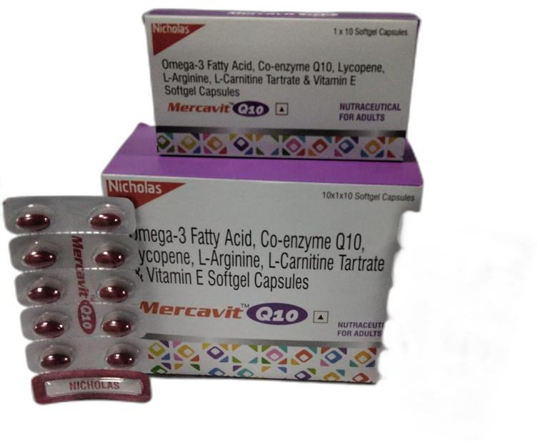 Caspian Pharmaceuticals product photograph — actual packaging with blister packs and cartons