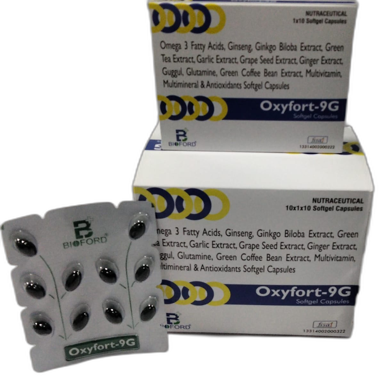 Caspian Pharmaceuticals product photograph — actual packaging with blister packs and cartons