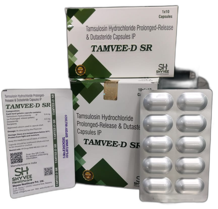 Caspian Pharmaceuticals product photograph — actual packaging with blister packs and cartons