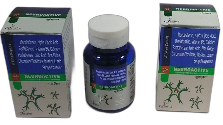 Caspian Pharmaceuticals product photograph — actual packaging with blister packs and cartons