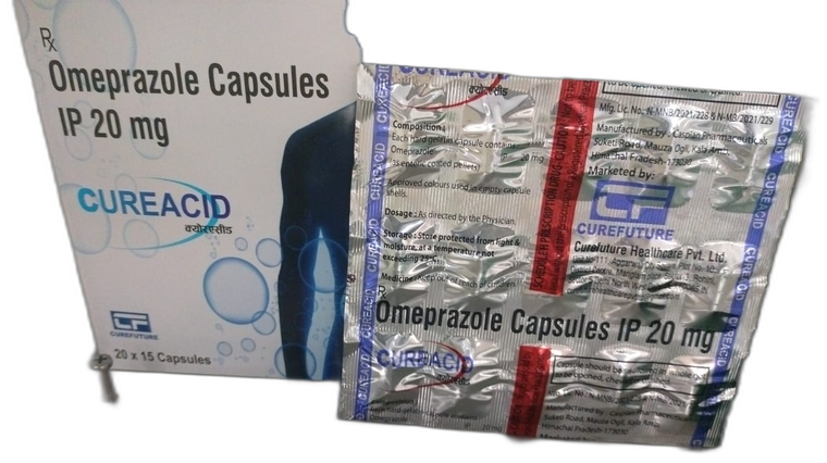Caspian Pharmaceuticals product photograph — actual packaging with blister packs and cartons