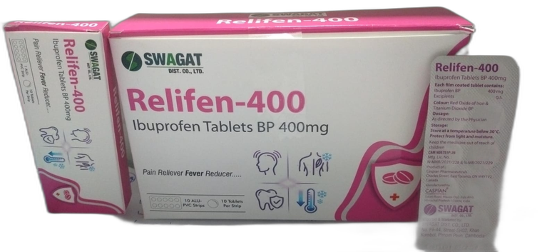 Caspian Pharmaceuticals product photograph — actual packaging with blister packs and cartons